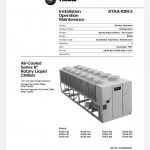 Trane RTAA130 Series Datasheet